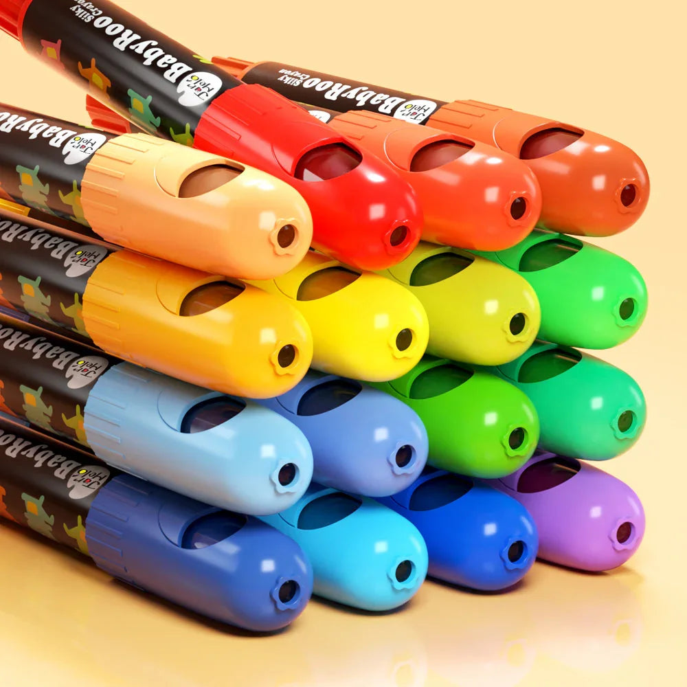 Jar Melo Baby Roo Silky Washable Crayon - Jaiman Toys