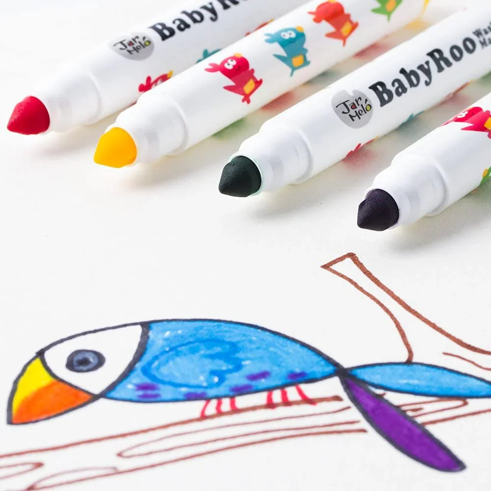 Jar Melo Baby Roo Washable Markers - Jaiman Toys