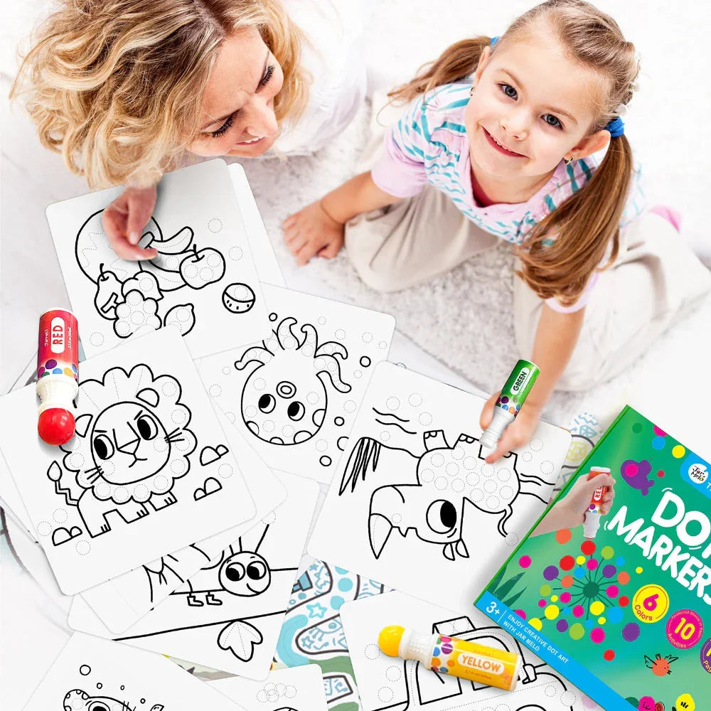 Jar Melo Dot Painting - Jaiman Toys