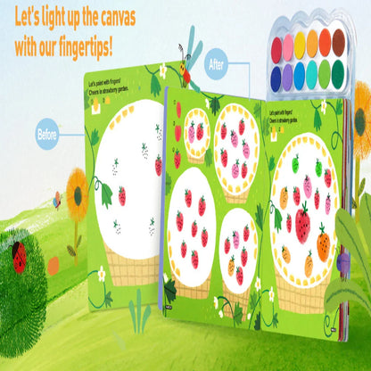 Jar Melo Finger Painting- A Lively Forest Book - Jaiman Toys