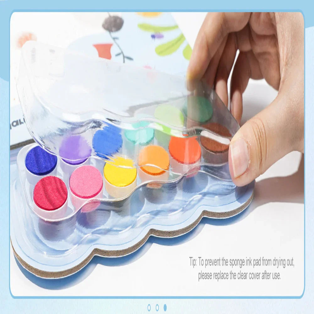 Jar Melo Finger Painting- A Lively Forest Book - Jaiman Toys