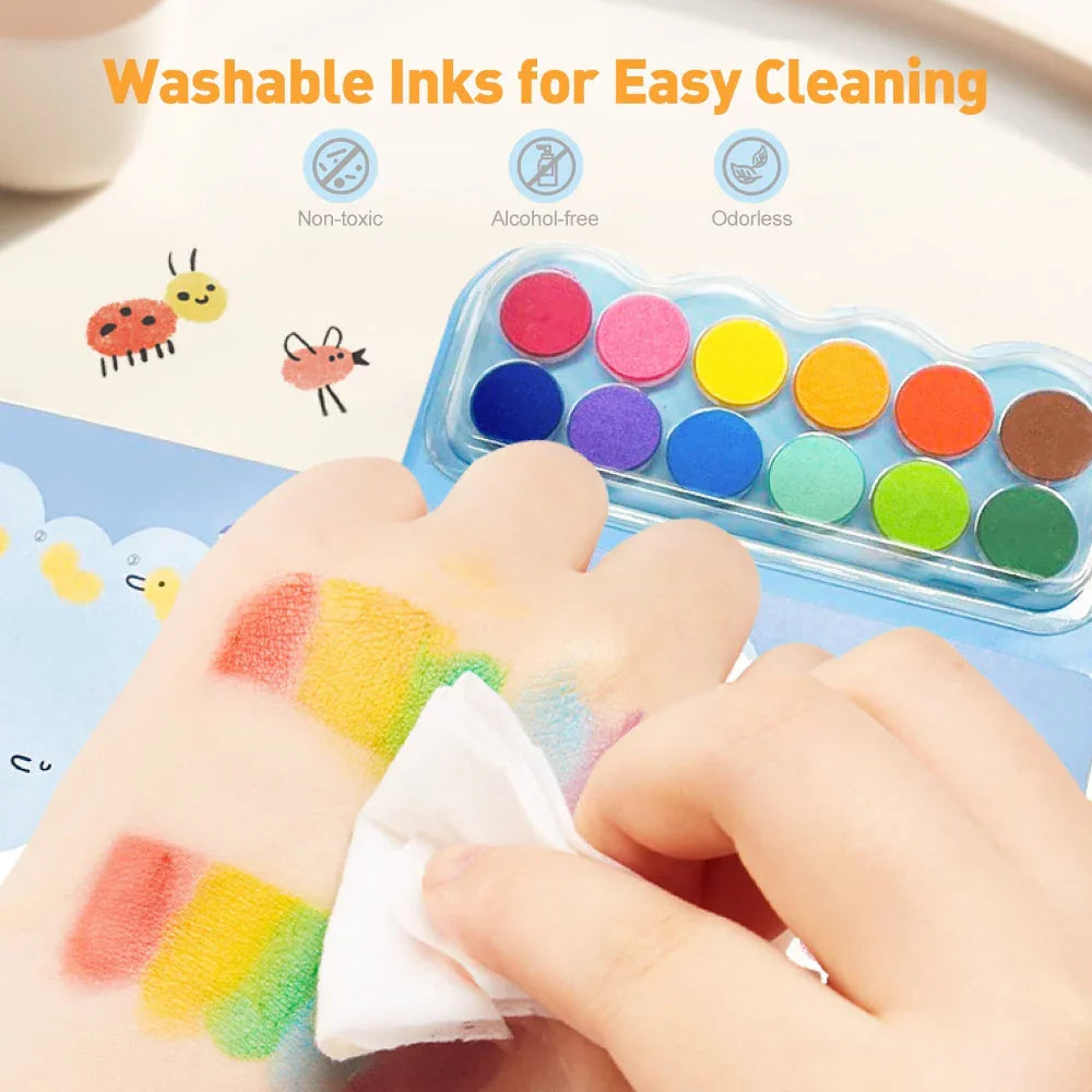 Jar Melo Finger Painting- A Lively Forest Book - Jaiman Toys