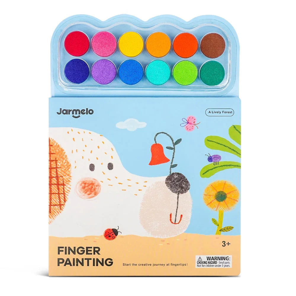Jar Melo Finger Painting- A Lively Forest Book - Jaiman Toys