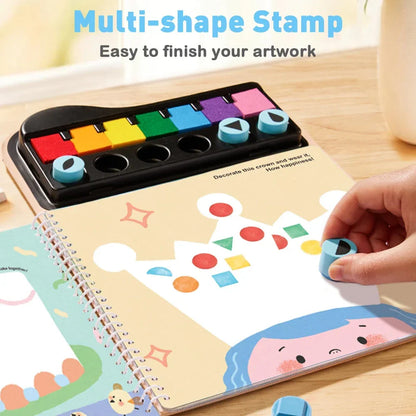Jar Melo Finger Painting Stamp Fun Book - Jaiman Toys