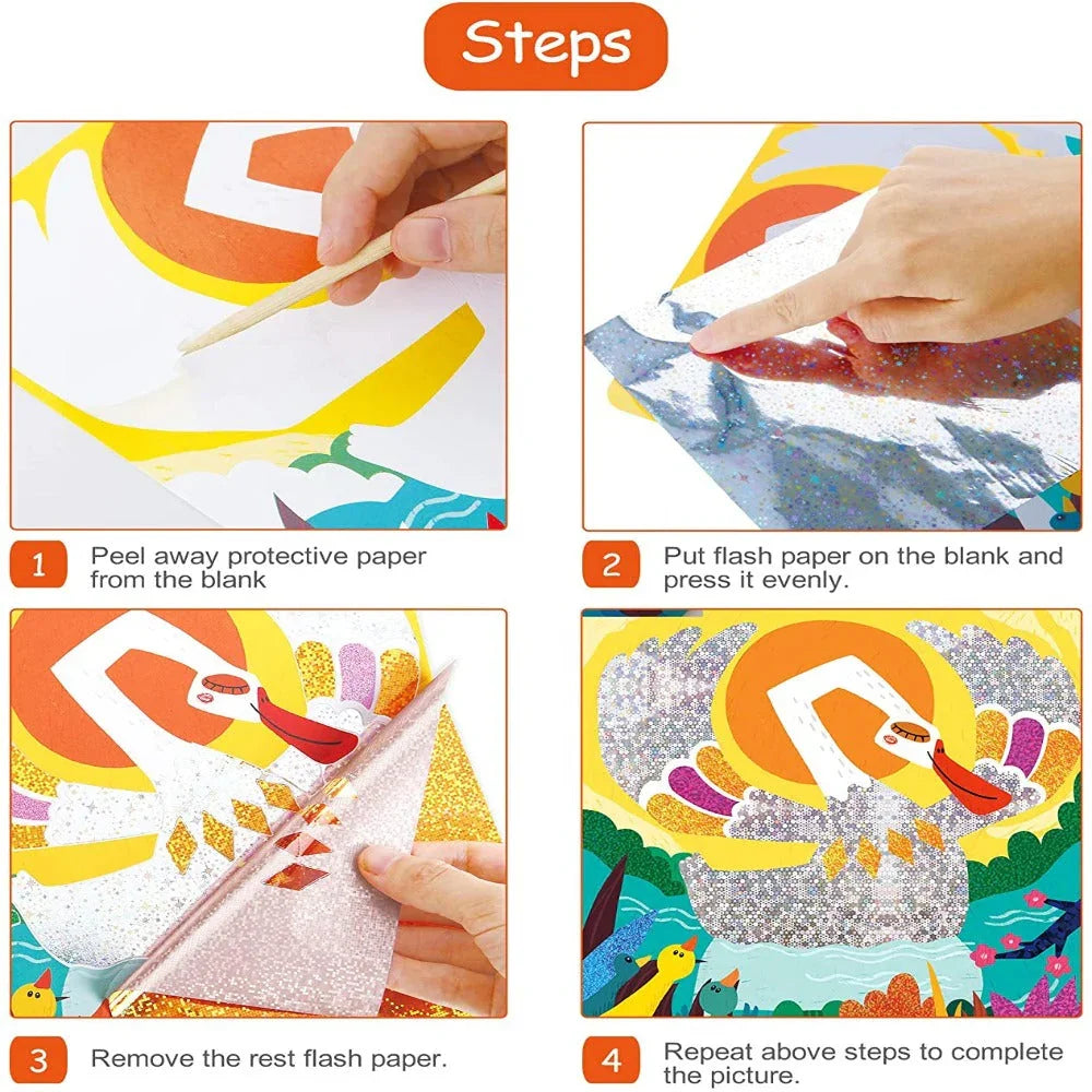 Jar Melo Flash Stickers -The Ugly Duckling - Jaiman Toys