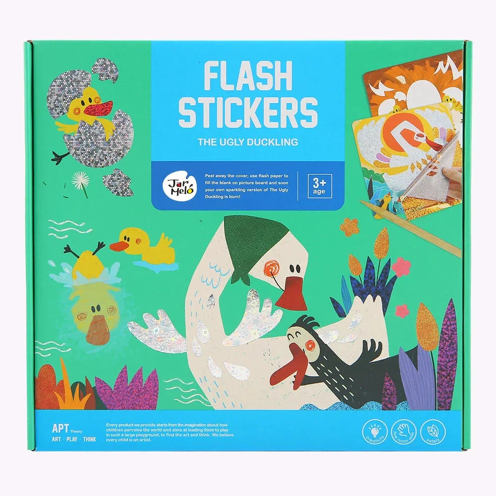 Jar Melo Flash Stickers -The Ugly Duckling - Jaiman Toys