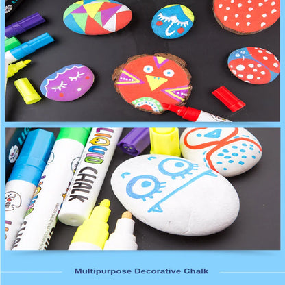 Jar Melo Liquid Chalk Markers -6 Colors - Jaiman Toys