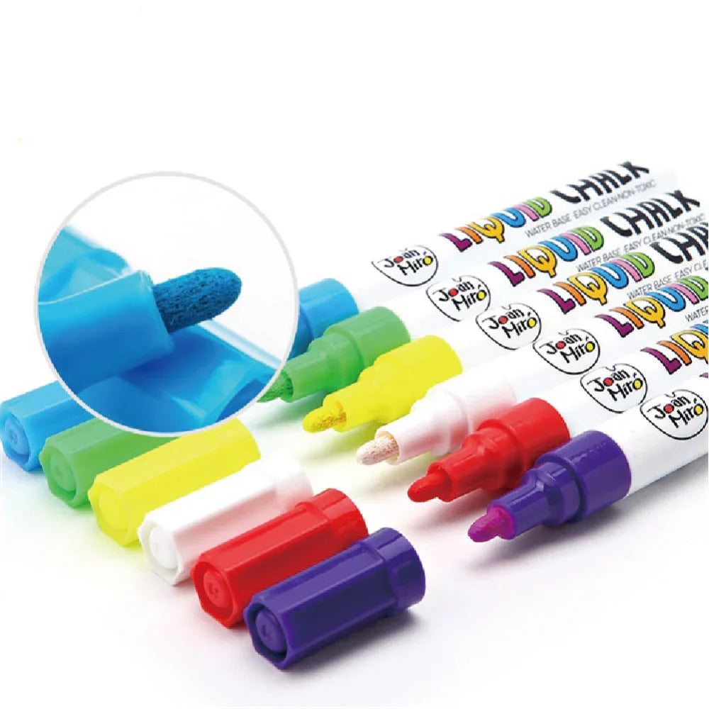 Jar Melo Liquid Chalk Markers -6 Colors - Jaiman Toys