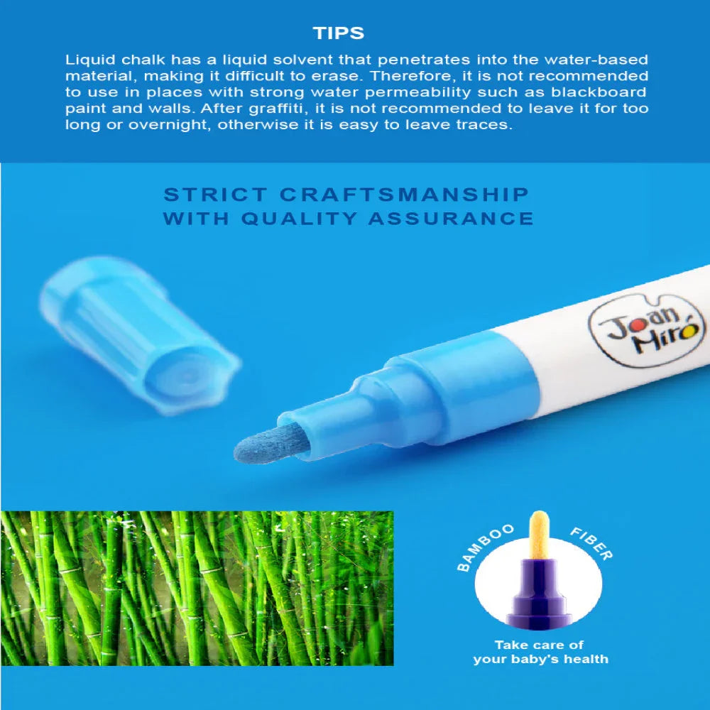 Jar Melo Liquid Chalk Markers -6 Colors - Jaiman Toys