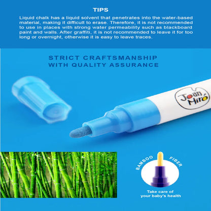 Jar Melo Liquid Chalk Markers -6 Colors - Jaiman Toys