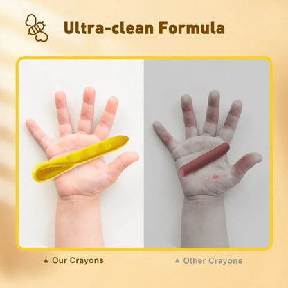 Jar Melo Mess Free Easy Grip Beeswax Crayons - Jaiman Toys