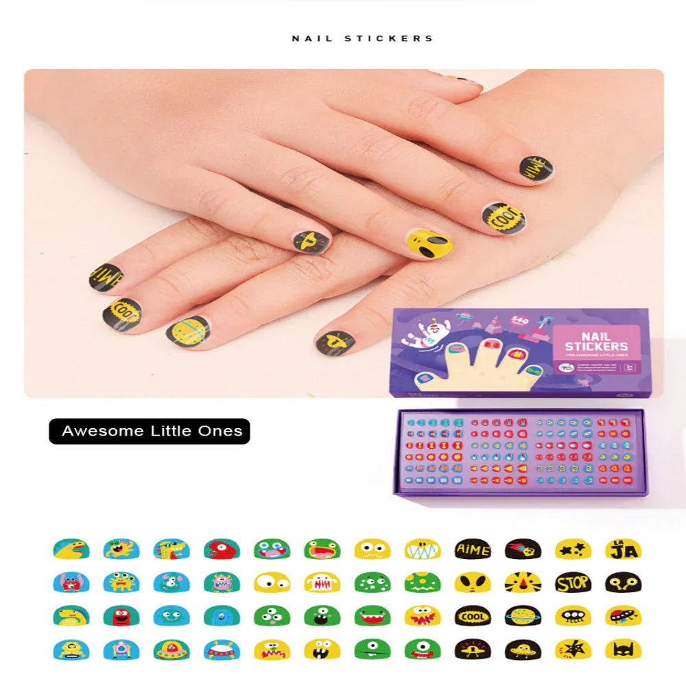 Jar Melo Nail Stickers- For Awesome Little Ones - Jaiman Toys