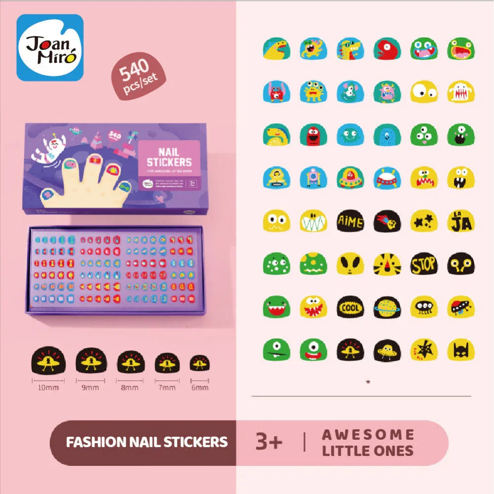 Jar Melo Nail Stickers- For Awesome Little Ones - Jaiman Toys