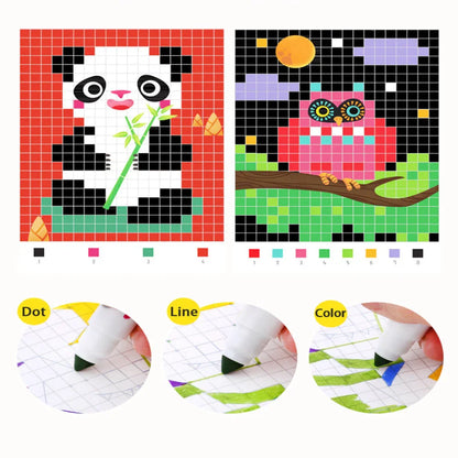 Jar Melo Pixel Pictures Colouring Books - Jaiman Toys