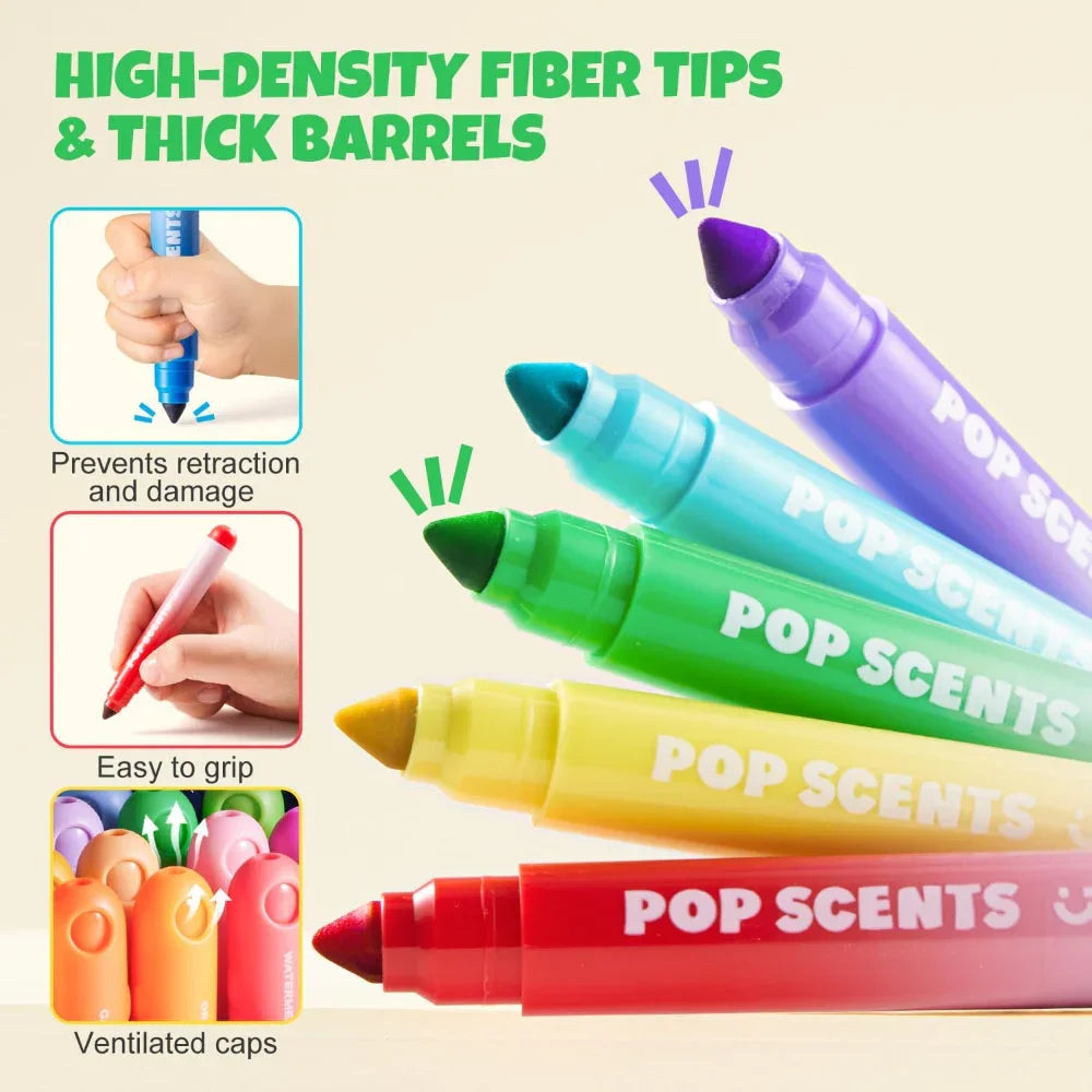 Jar Melo Pop Scents Markers - Jaiman Toys