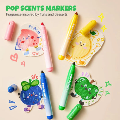 Jar Melo Pop Scents Markers - Jaiman Toys