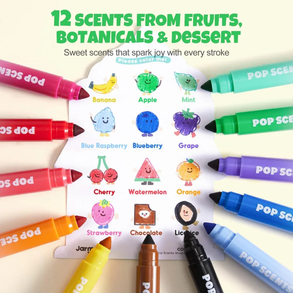 Jar Melo Pop Scents Markers - Jaiman Toys