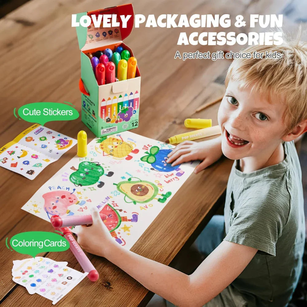 Jar Melo Pop Scents Markers - Jaiman Toys