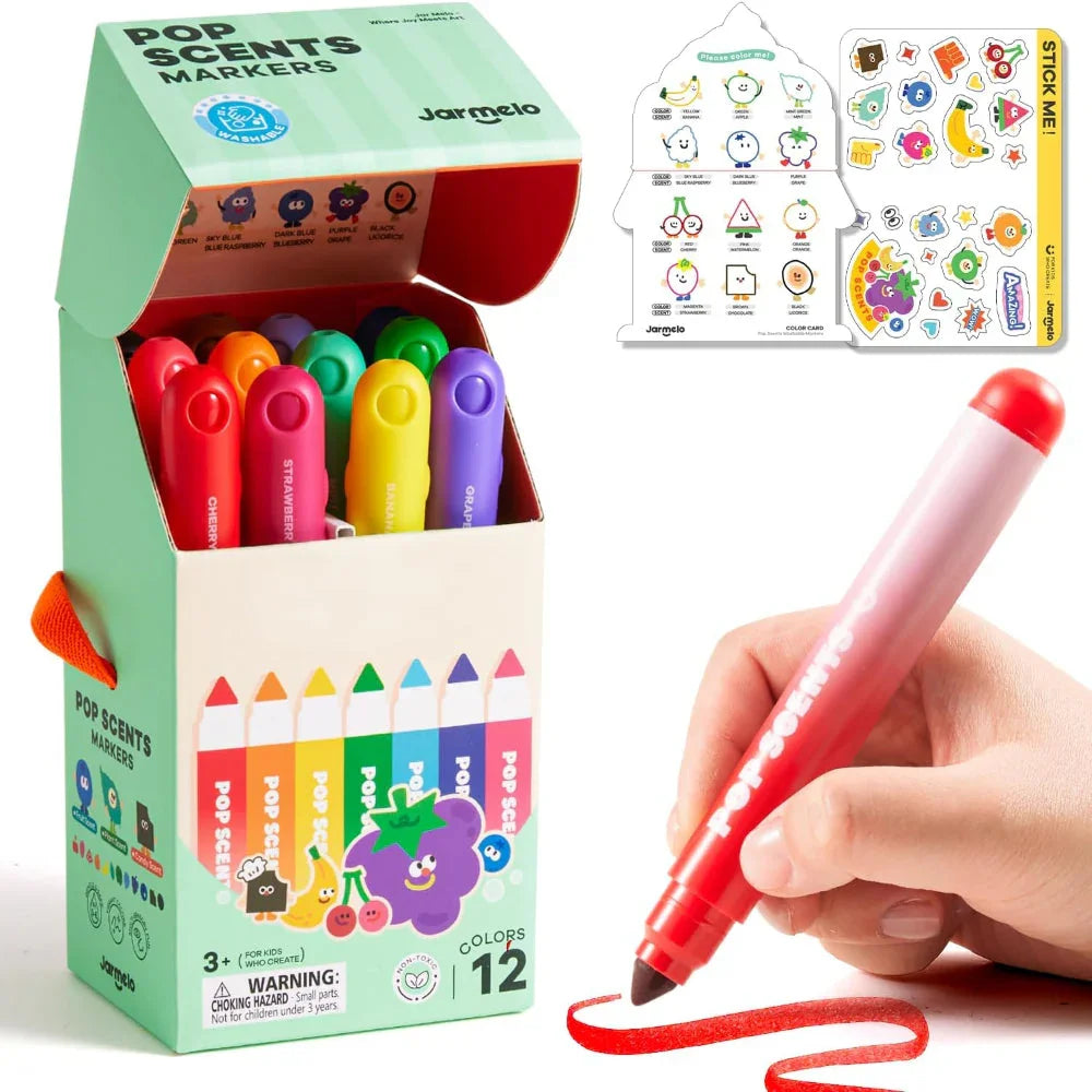 Jar Melo Pop Scents Markers - Jaiman Toys
