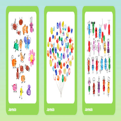 Jar Melo Scented Finger Paint-8 colors - Jaiman Toys