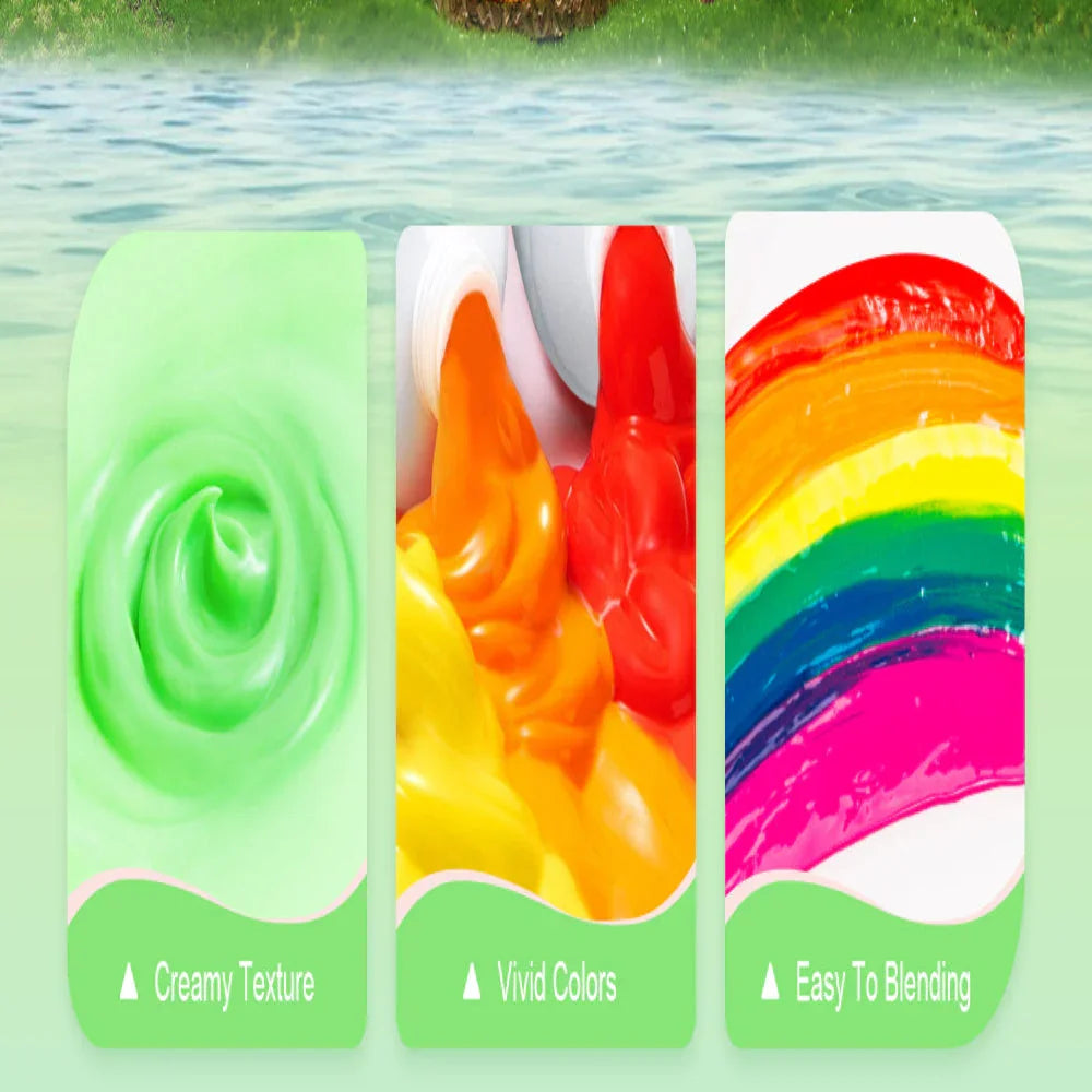 Jar Melo Scented Finger Paint-8 colors - Jaiman Toys