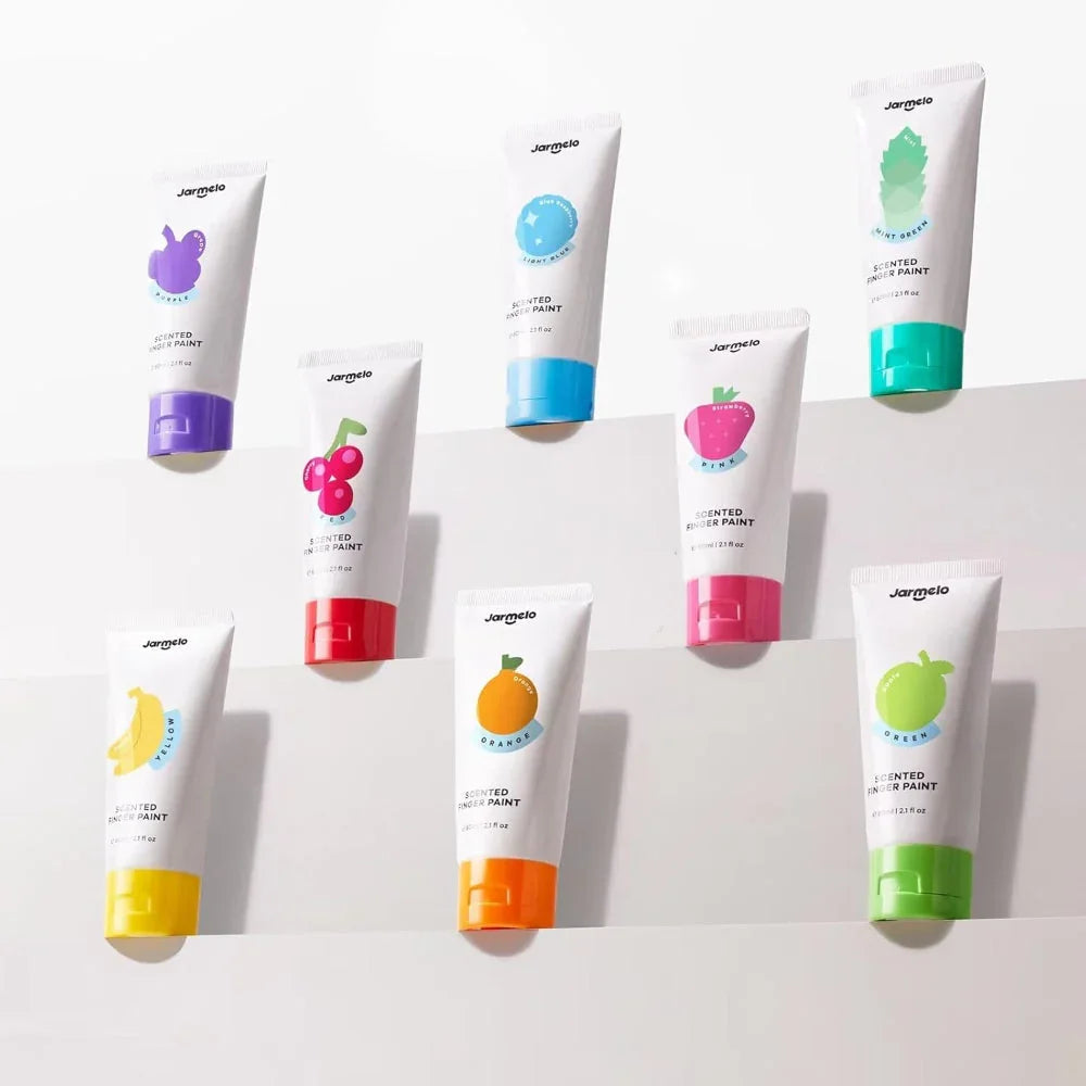 Jar Melo Scented Finger Paint-8 colors - Jaiman Toys