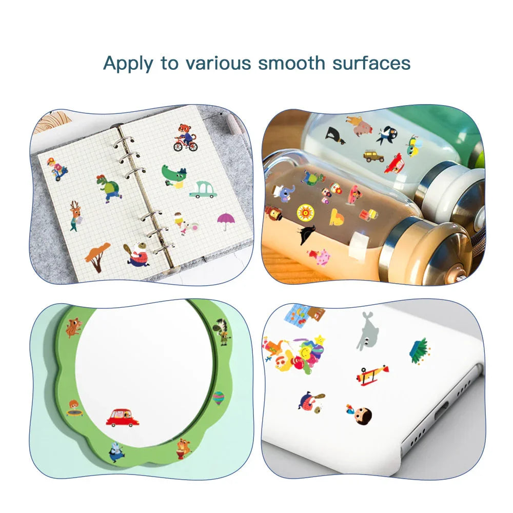 Jar Melo Transfer Sticker Scenes Pads -Busy City - Jaiman Toys