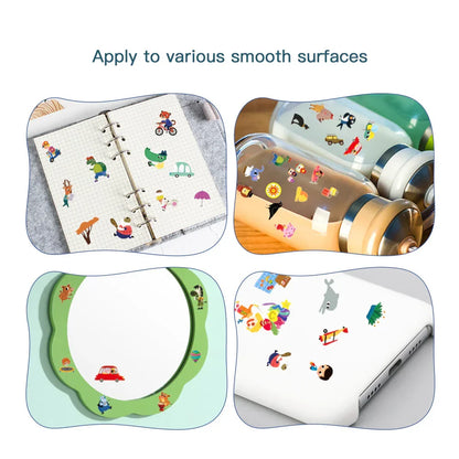 Jar Melo Transfer Sticker Scenes Pads -Busy City - Jaiman Toys