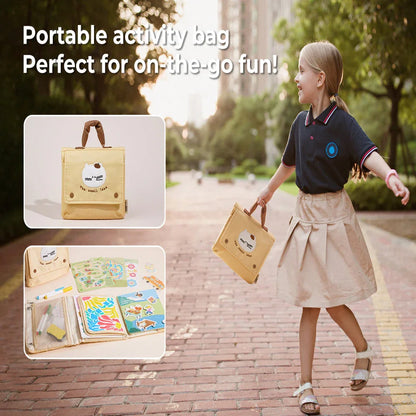 Jar Melo Travel Mate Activity Bag-Purring Kitten - Jaiman Toys