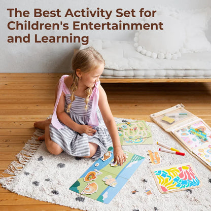 Jar Melo Travel Mate Activity Bag-Purring Kitten - Jaiman Toys