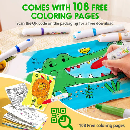 Jar Melo Ultra Silky Washable Crayons - Jaiman Toys