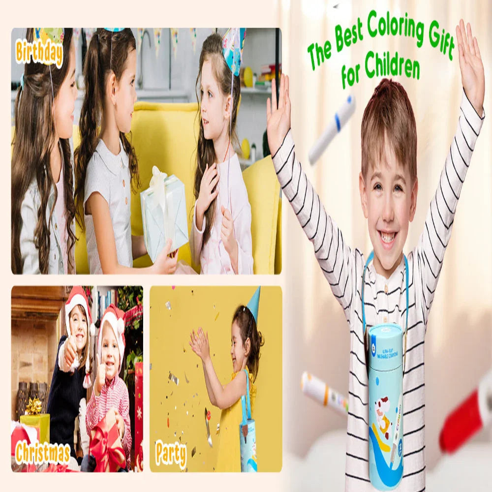 Jar Melo Ultra Silky Washable Crayons - Jaiman Toys