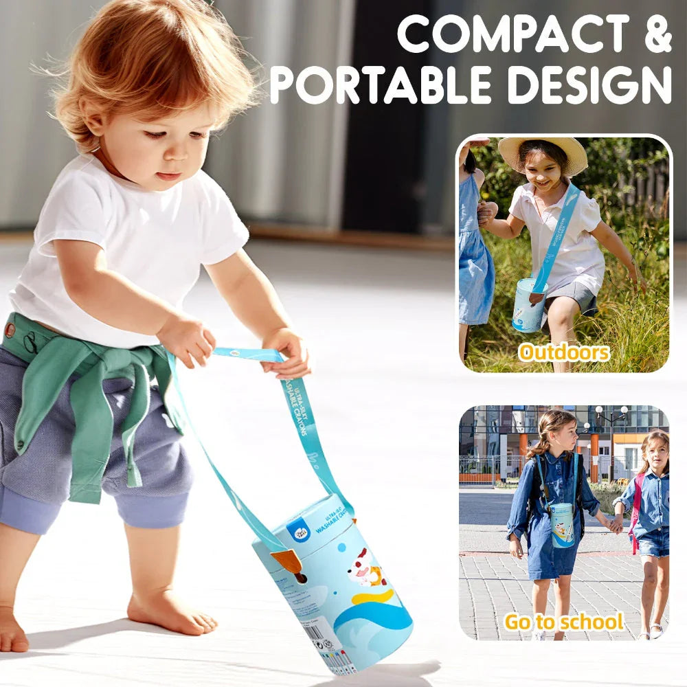 Jar Melo Ultra Silky Washable Crayons - Jaiman Toys