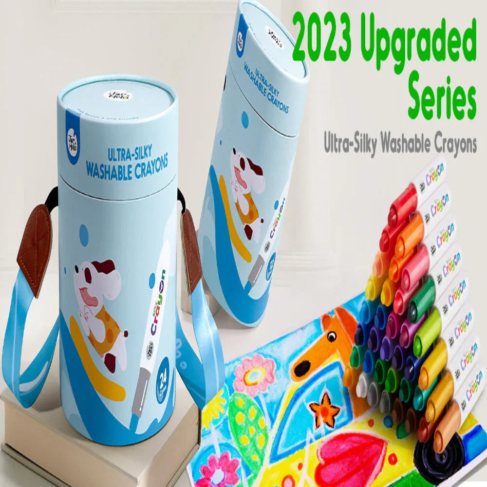 Jar Melo Ultra Silky Washable Crayons - Jaiman Toys