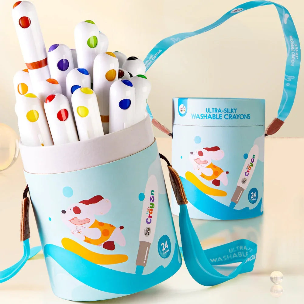 Jar Melo Ultra Silky Washable Crayons - Jaiman Toys