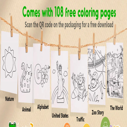 Jar Melo Ultra Silky Washable Crayons - Jaiman Toys