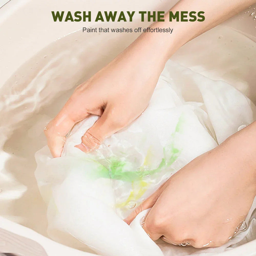 Jar Melo Vegetable Powder Paints- 6 Colors - Jaiman Toys