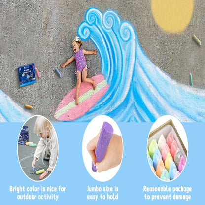 Jar Melo Washable Chalks Set of 15 Colors - Jaiman Toys