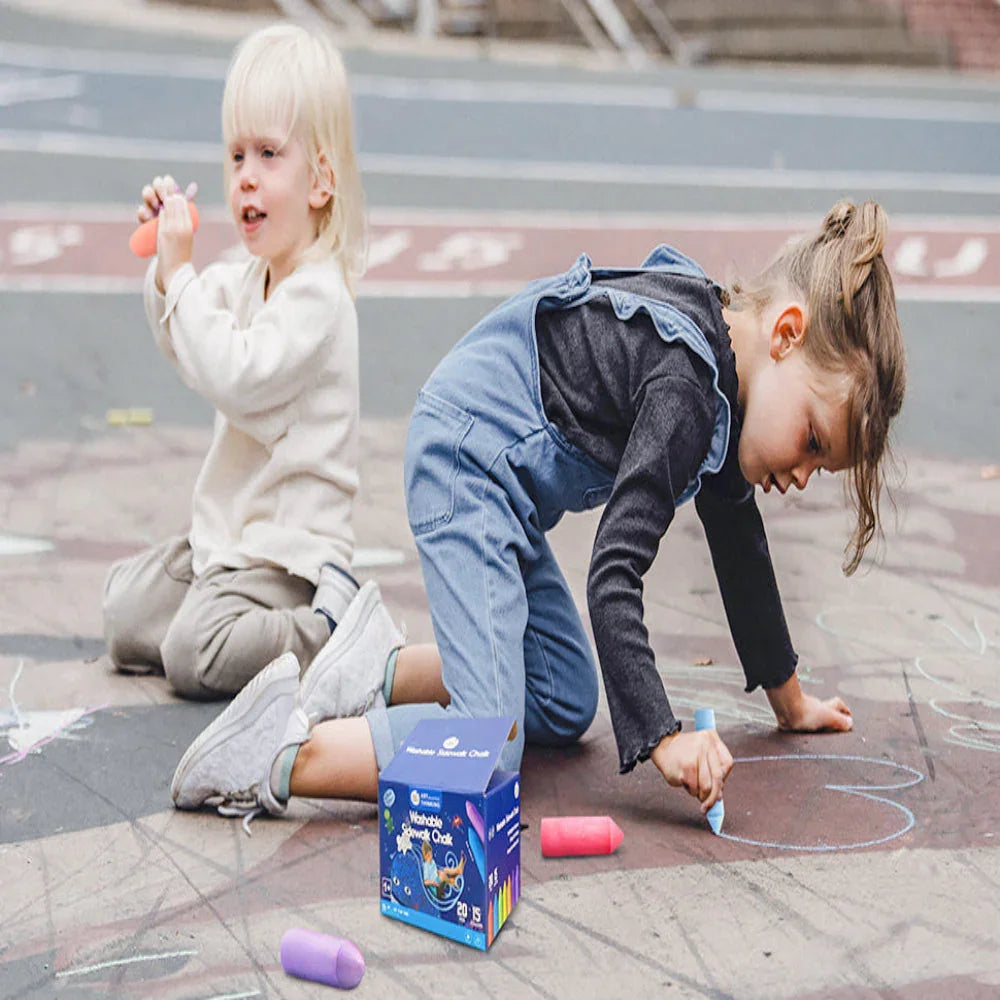 Jar Melo Washable Chalks Set of 15 Colors - Jaiman Toys