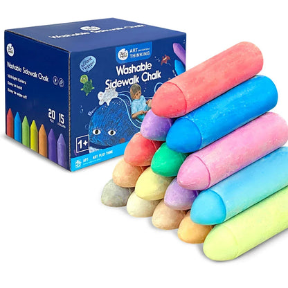 Jar Melo Washable Chalks Set of 15 Colors - Jaiman Toys