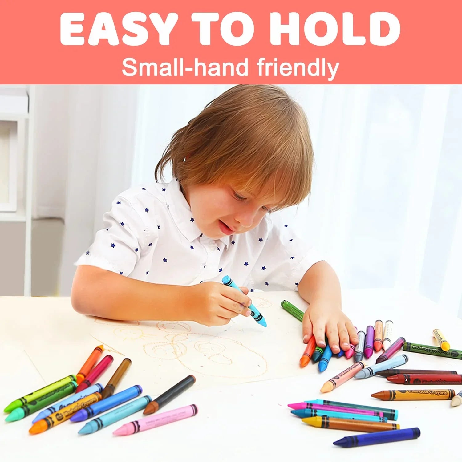 Jar Melo Washable Crayons -24 Colors - Jaiman Toys