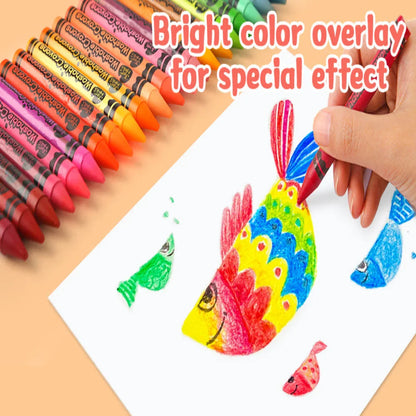Jar Melo Washable Crayons -24 Colors - Jaiman Toys
