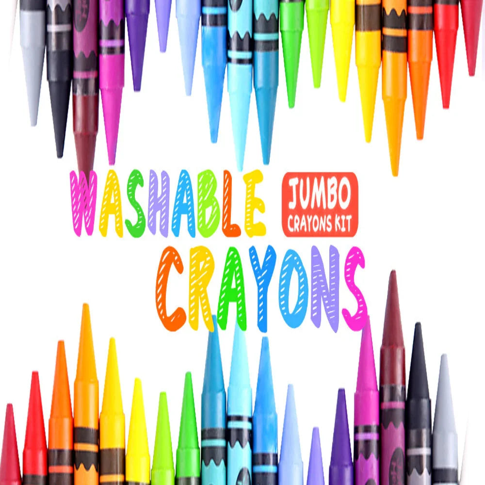 Jar Melo Washable Crayons -24 Colors - Jaiman Toys