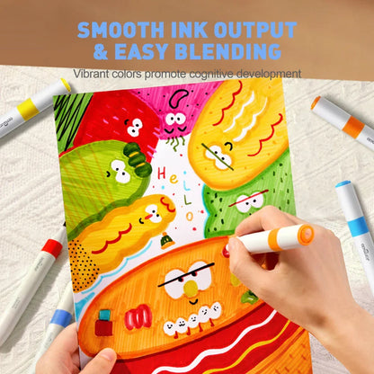 Jar Melo Washable Dual Tip Markers - Jaiman Toys