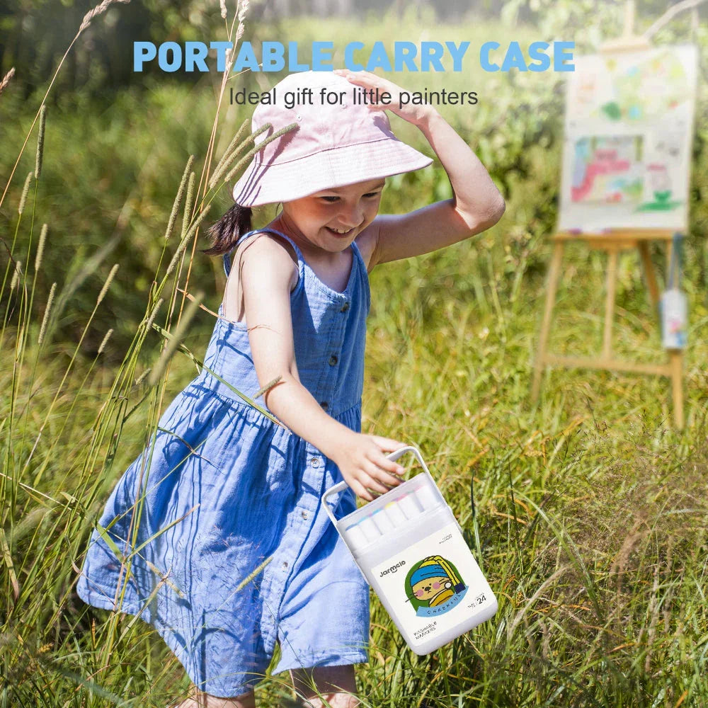 Jar Melo Washable Dual Tip Markers - Jaiman Toys