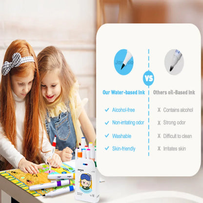 Jar Melo Washable Dual Tip Markers - Jaiman Toys