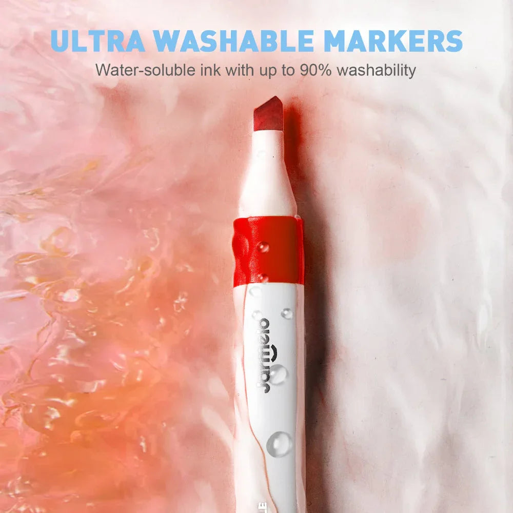 Jar Melo Washable Dual Tip Markers - Jaiman Toys