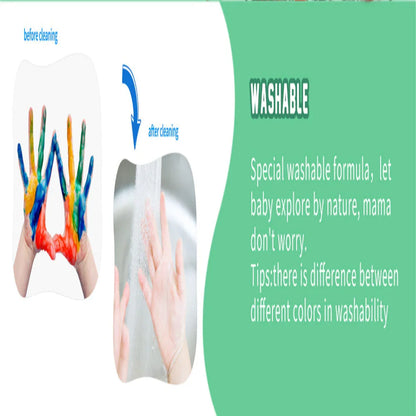 Jar Melo Washable Finger Paint Colors Set - Jaiman Toys