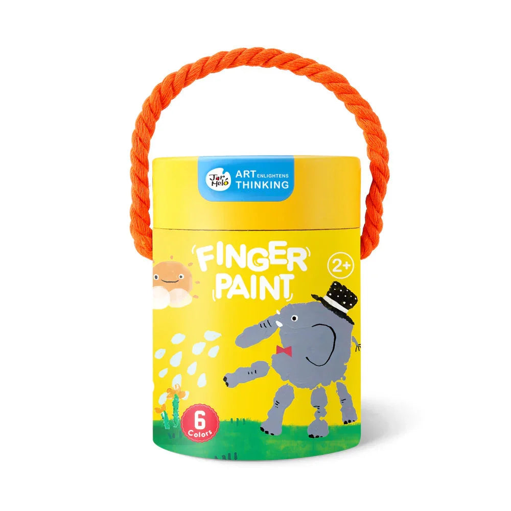 Jar Melo Washable Finger Paint Colors Set - Jaiman Toys