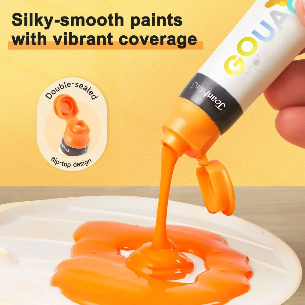 Jar Melo Washable Kids Paint Set - Gouache Paint - Jaiman Toys